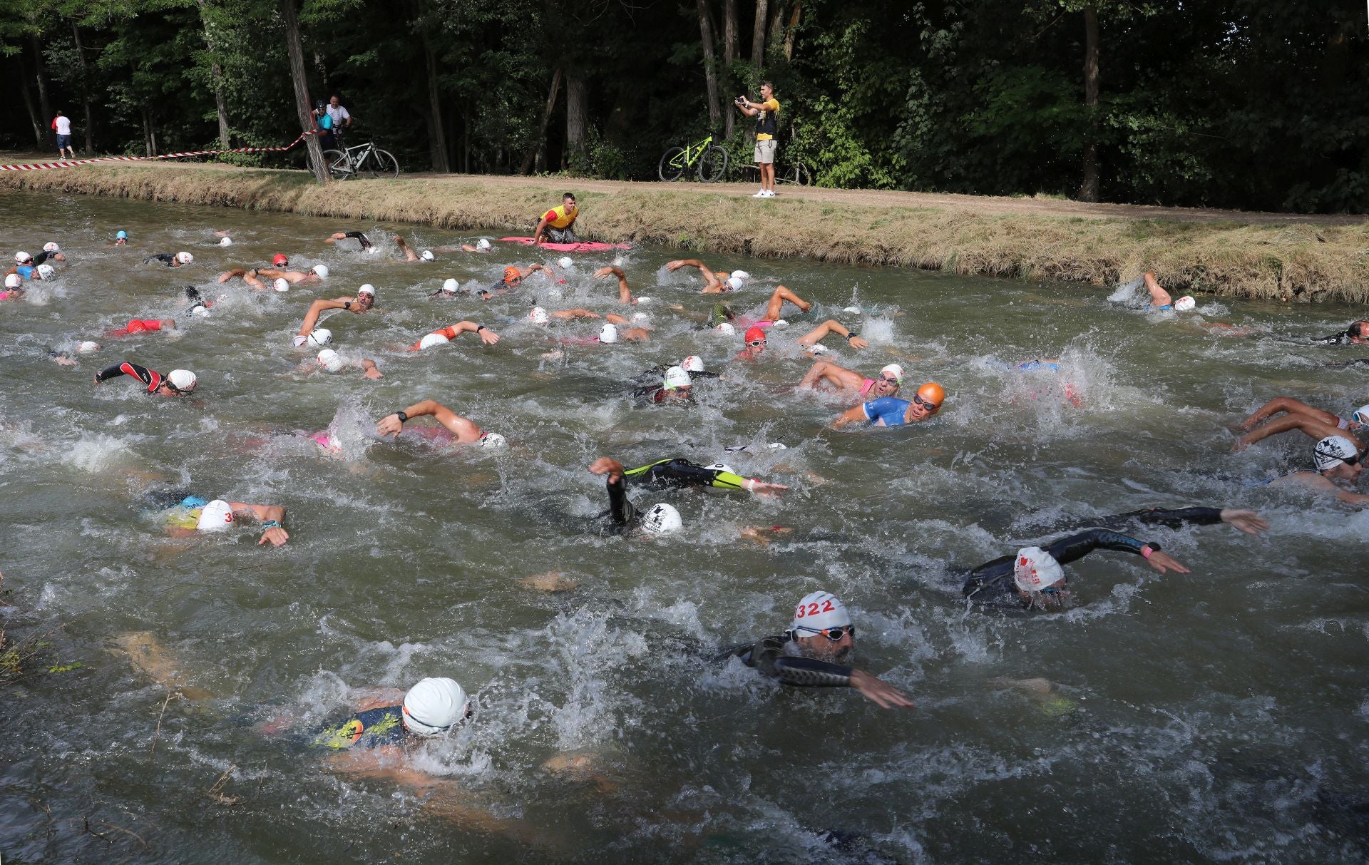 Dueñas, tercera parada del Triatlón Diputación de Palencia