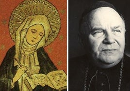 Santa Brígida de Suecia y beato Basilio Hopko.