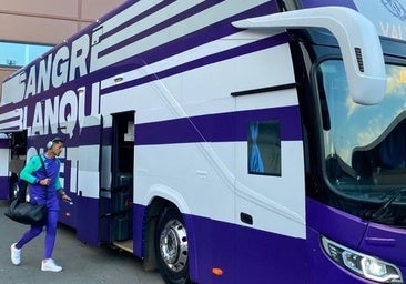 De dónde ha salido el autobús que utiliza el Real Valladolid en Chile