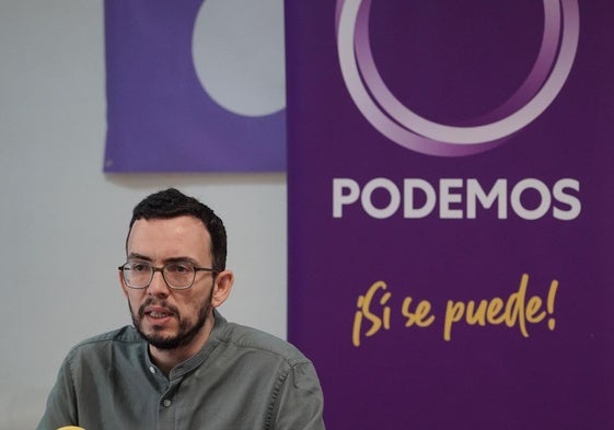 Miguel Ángel Llamas, coordinador autonómico de Podemos.