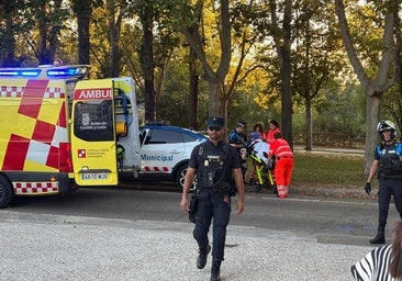 Herido de un disparo junto al puente Colgante de Valladolid