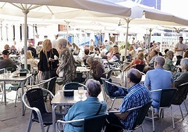 Terrazas, viandantes y otros entes veraniegos