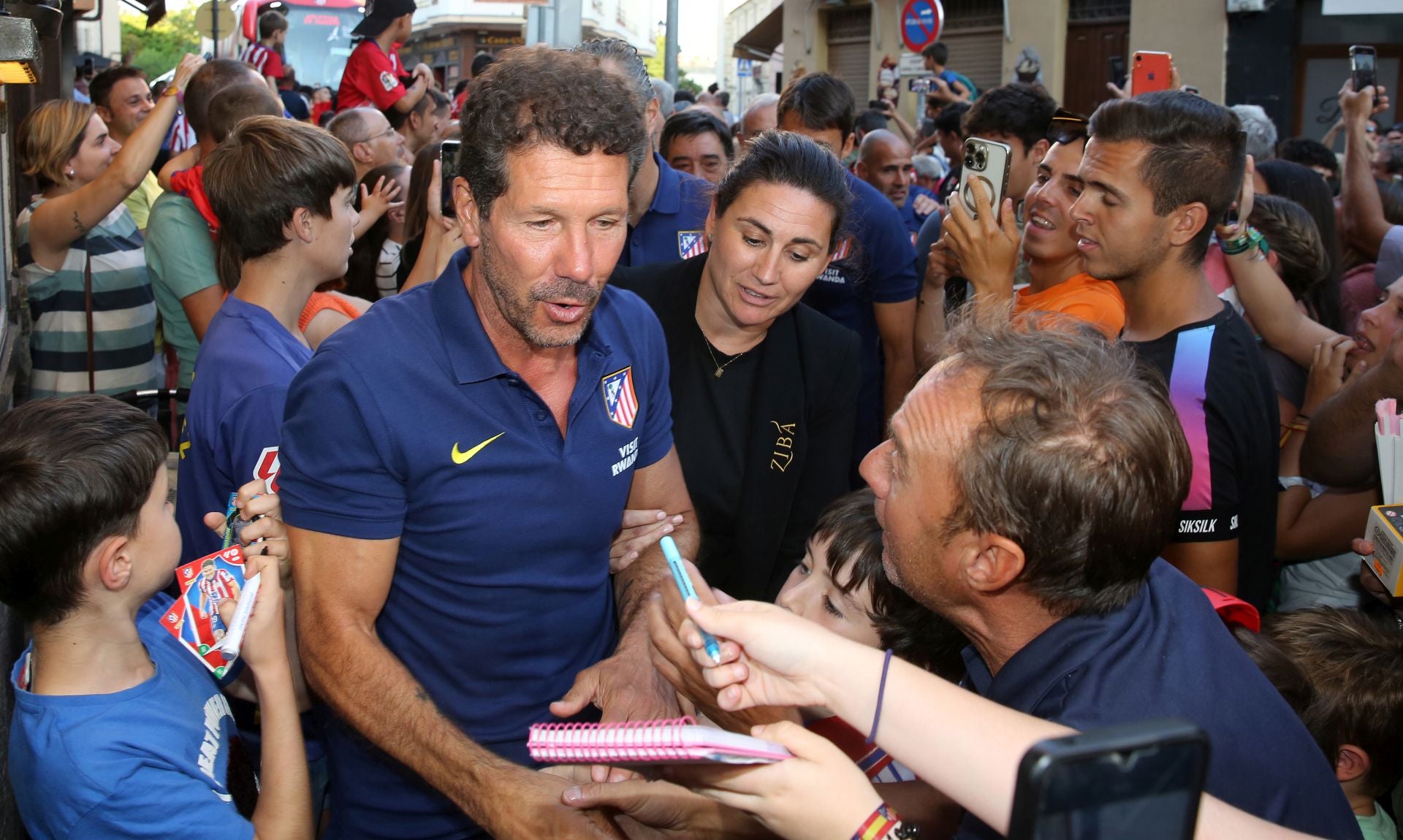 Fotos de la visita del Atlético de Madrid a Segovia