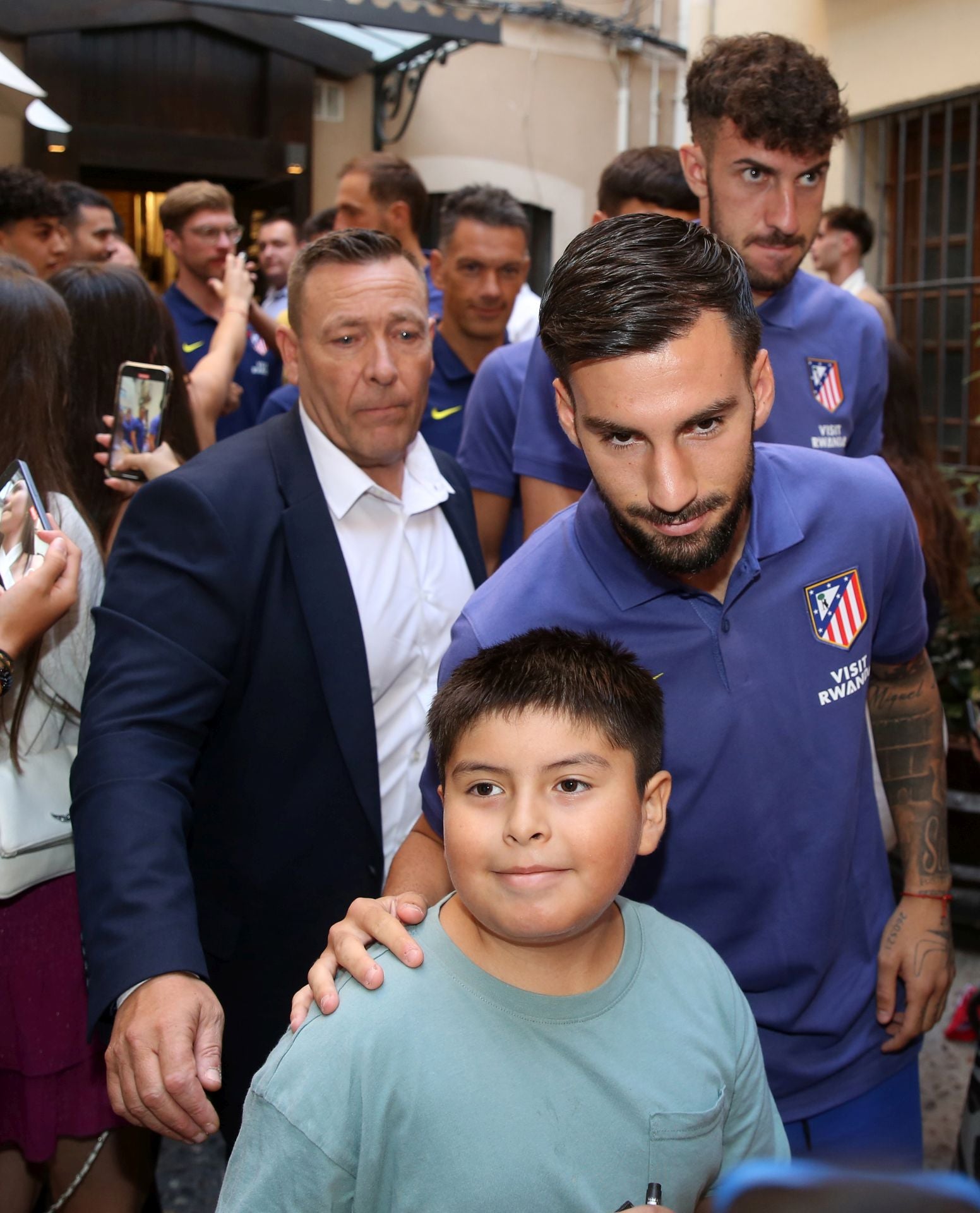 Fotos de la visita del Atlético de Madrid a Segovia