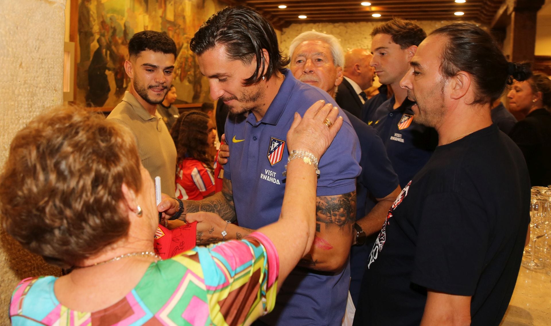 Fotos de la visita del Atlético de Madrid a Segovia