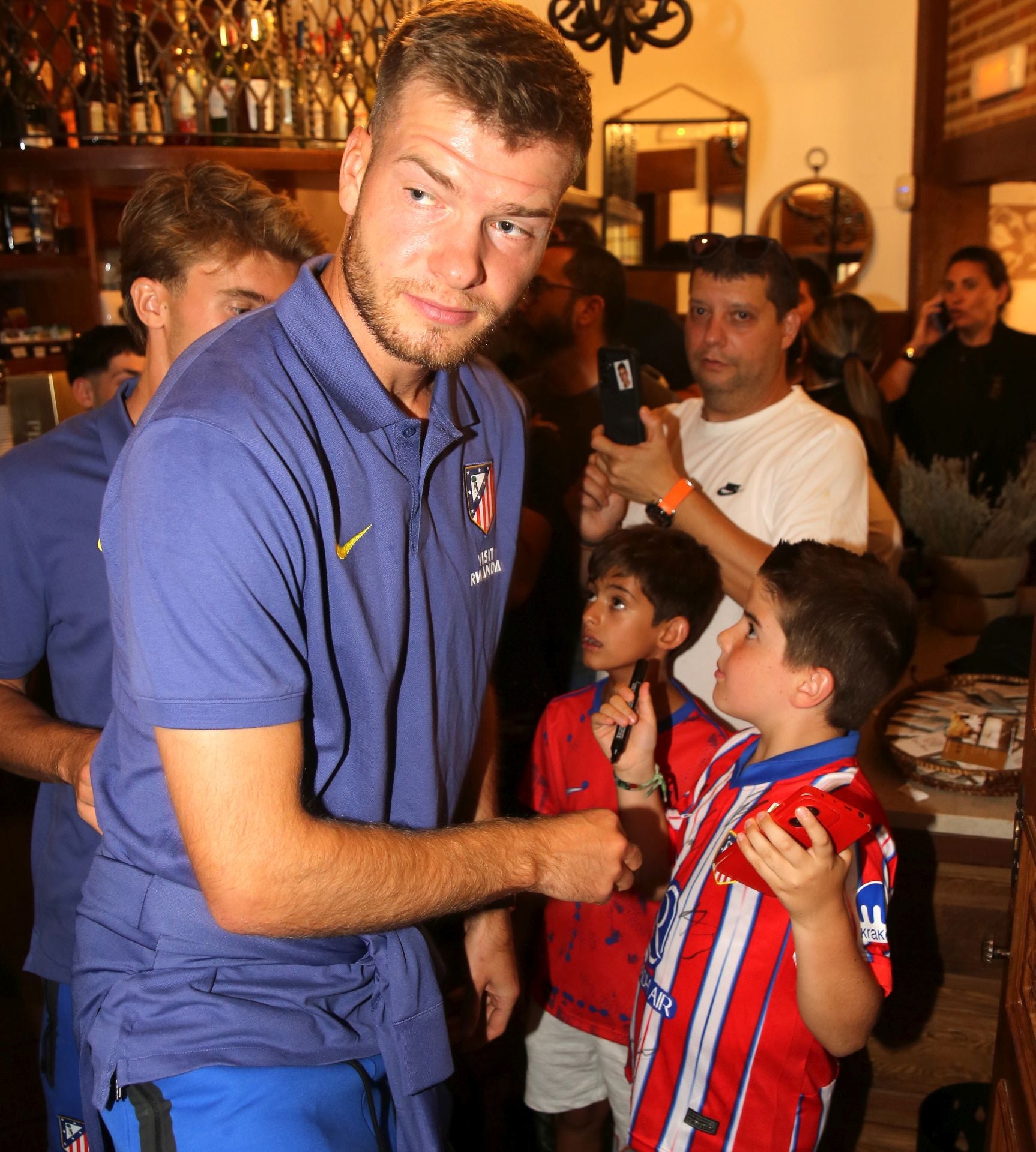 Fotos de la visita del Atlético de Madrid a Segovia