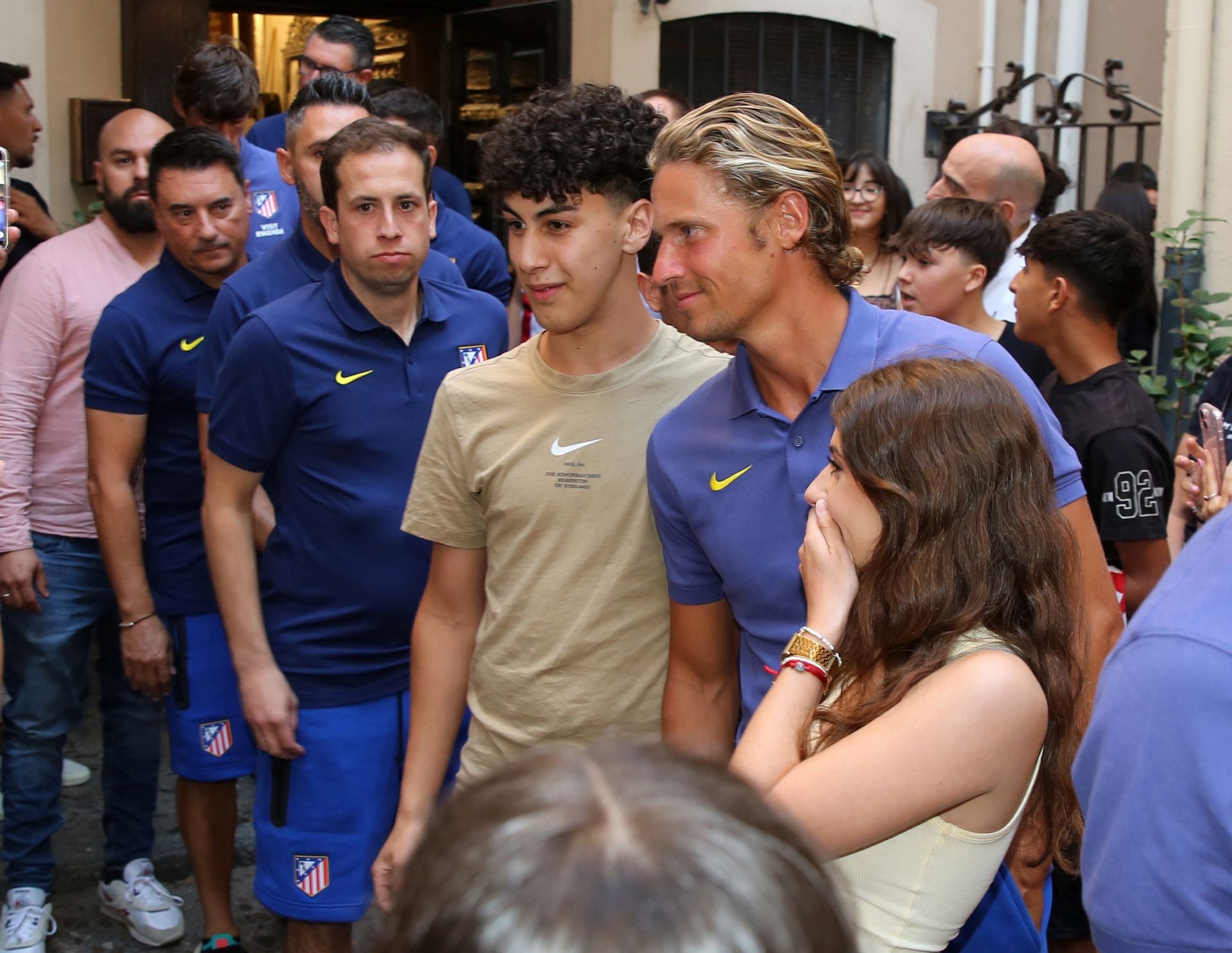Fotos de la visita del Atlético de Madrid a Segovia