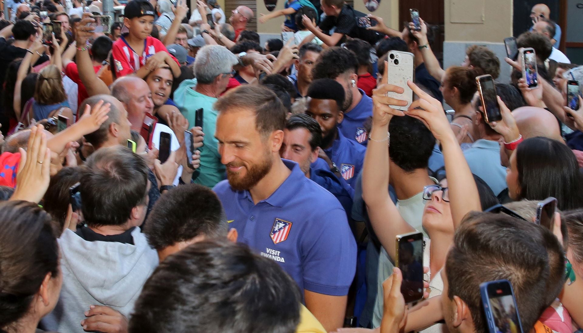 Fotos de la visita del Atlético de Madrid a Segovia