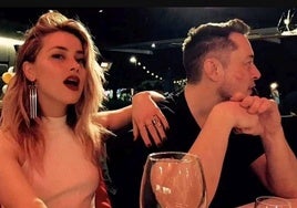 Amber Heard y Elon Musk durante su relación.