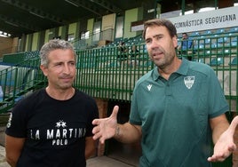 Presentación de Iñaki Bea como nuevo entrenador de la Gimnástica Segoviana