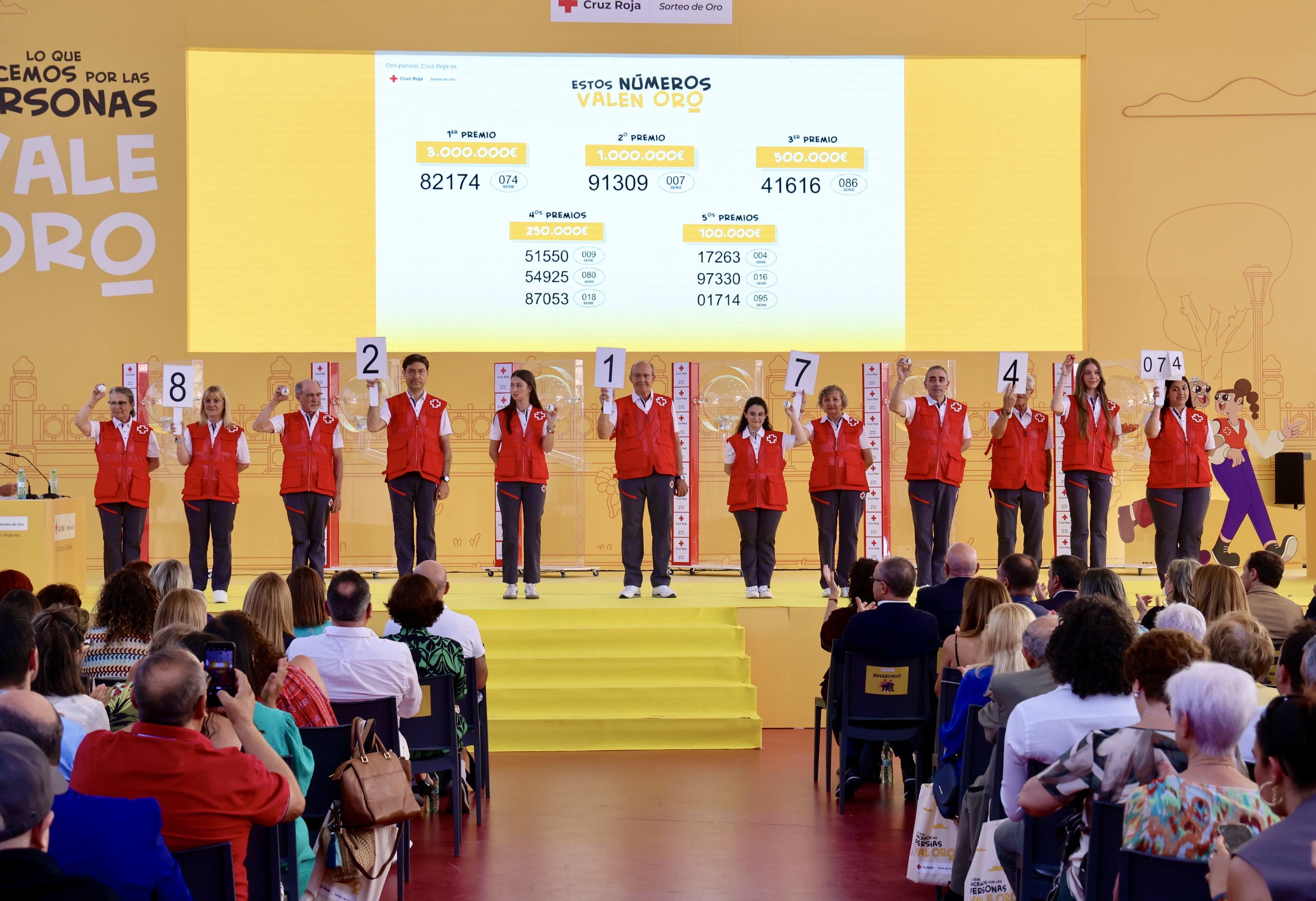 Las imágenes del Sorteo de Oro de la Cruz Roja en Valladolid