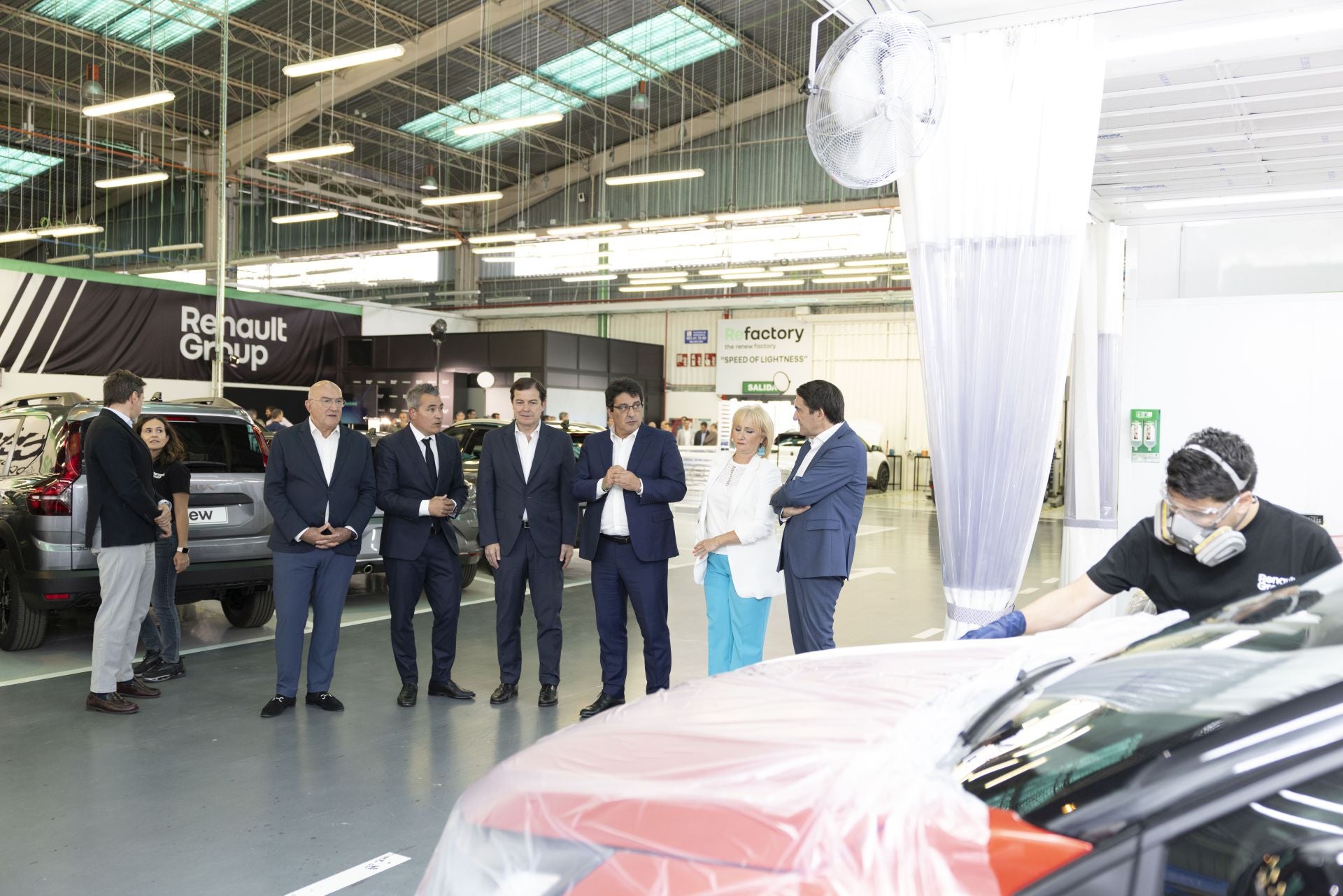 Las imágenes de la inauguración de Renault Refactory Valladolid