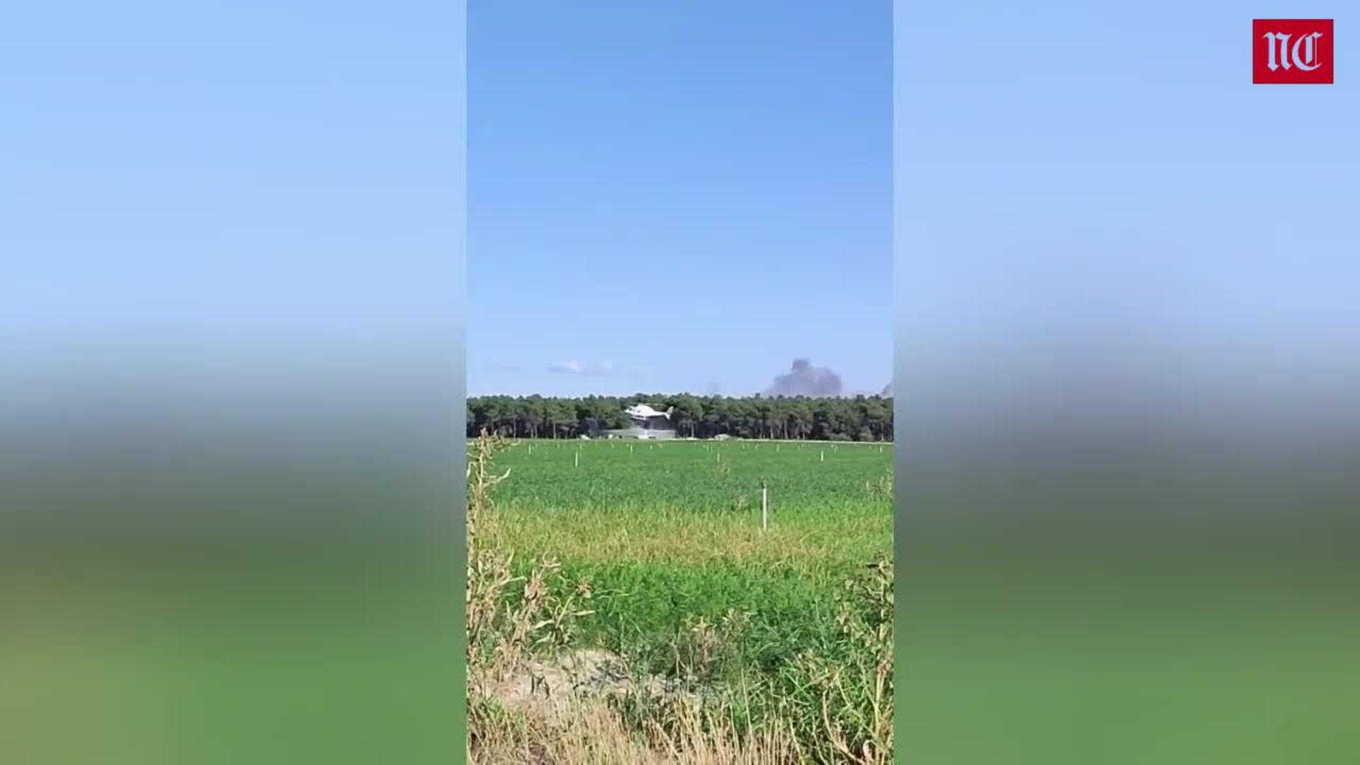 Declarado un incendio en un pinar próximo a Coca