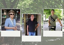 Vecinos y comerciantes del barrio de San Juan.