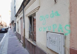 Exterior de la vivienda de la calle San José de Calasanz.