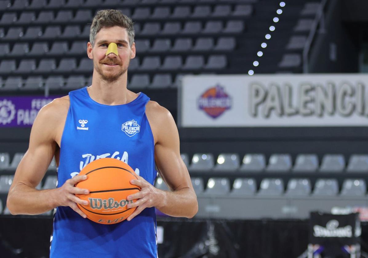Chema González, en una imagen de la pasada temporada en el Pabellón.