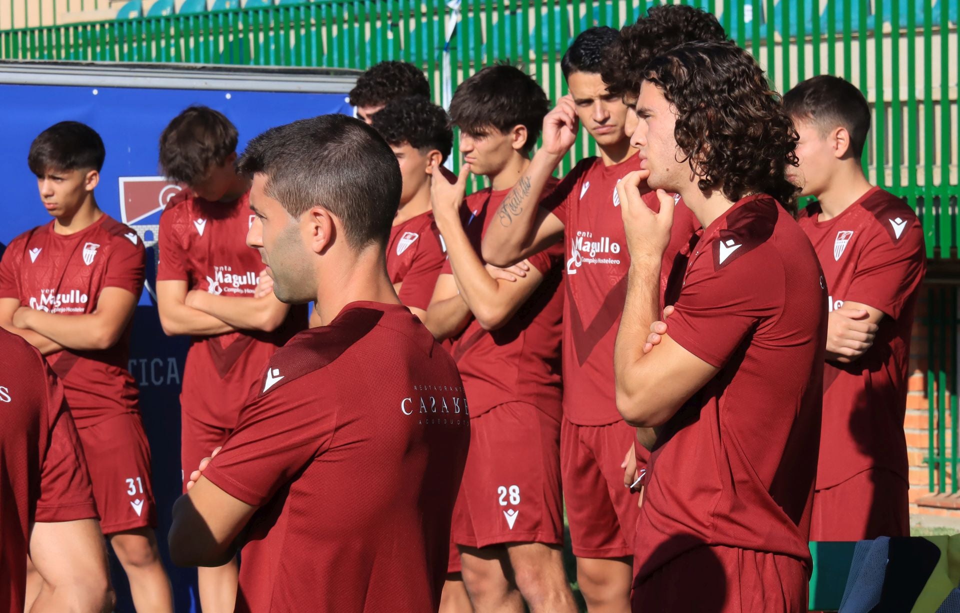 Fotos del primer entrenamiento de la Gimnástica Segoviana