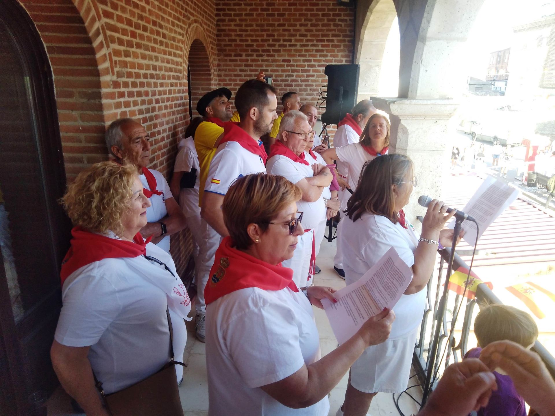 Integrantes de la peña La Barraca.
