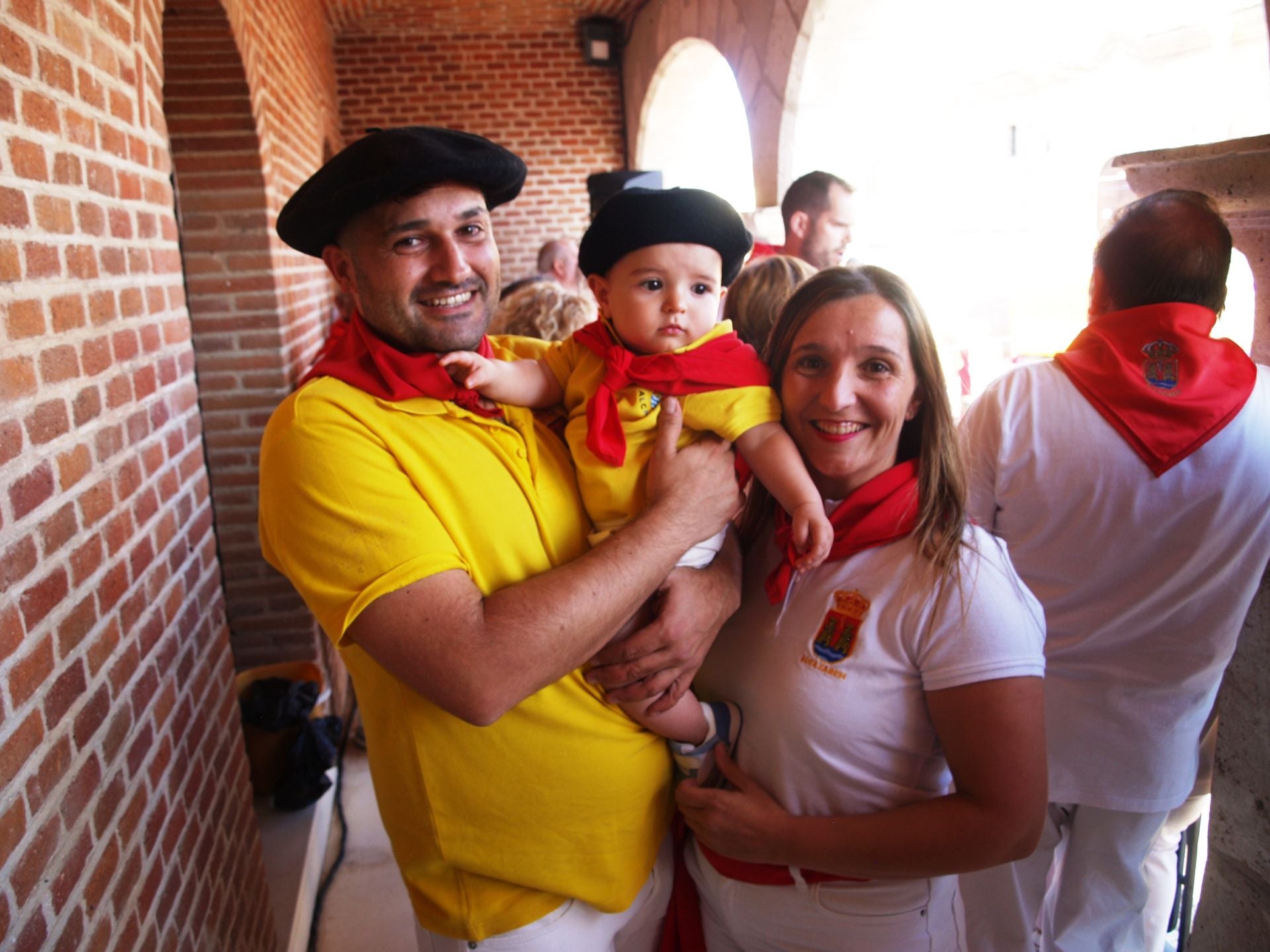 El pregonero más jóven en el Ayuntamiento.