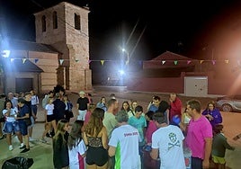 Tradicional chocolatada en honor a la Virgen y San Roque.