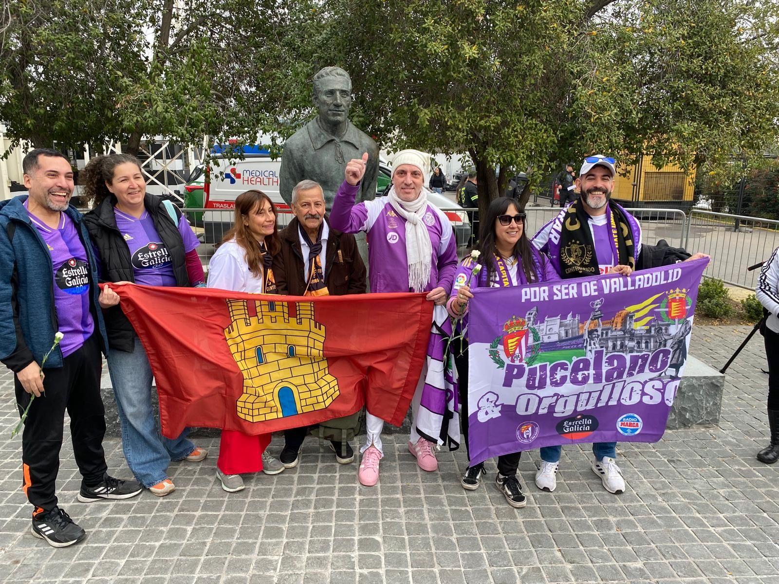 Las imágenes del Real Valladolid en Chile