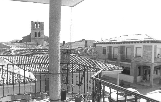 Vistas del municipio desde una casa.
