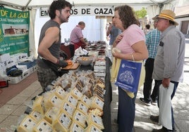 Puesto de venta en Frómista.