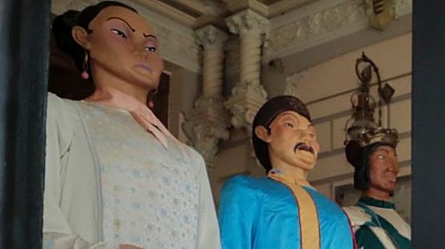 ¿Cuál de estas figuras no es un cabezudo de las fiestas de Valladolid?