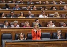 Sesión plenaria extraordinaria en el Congreso de los Diputados.