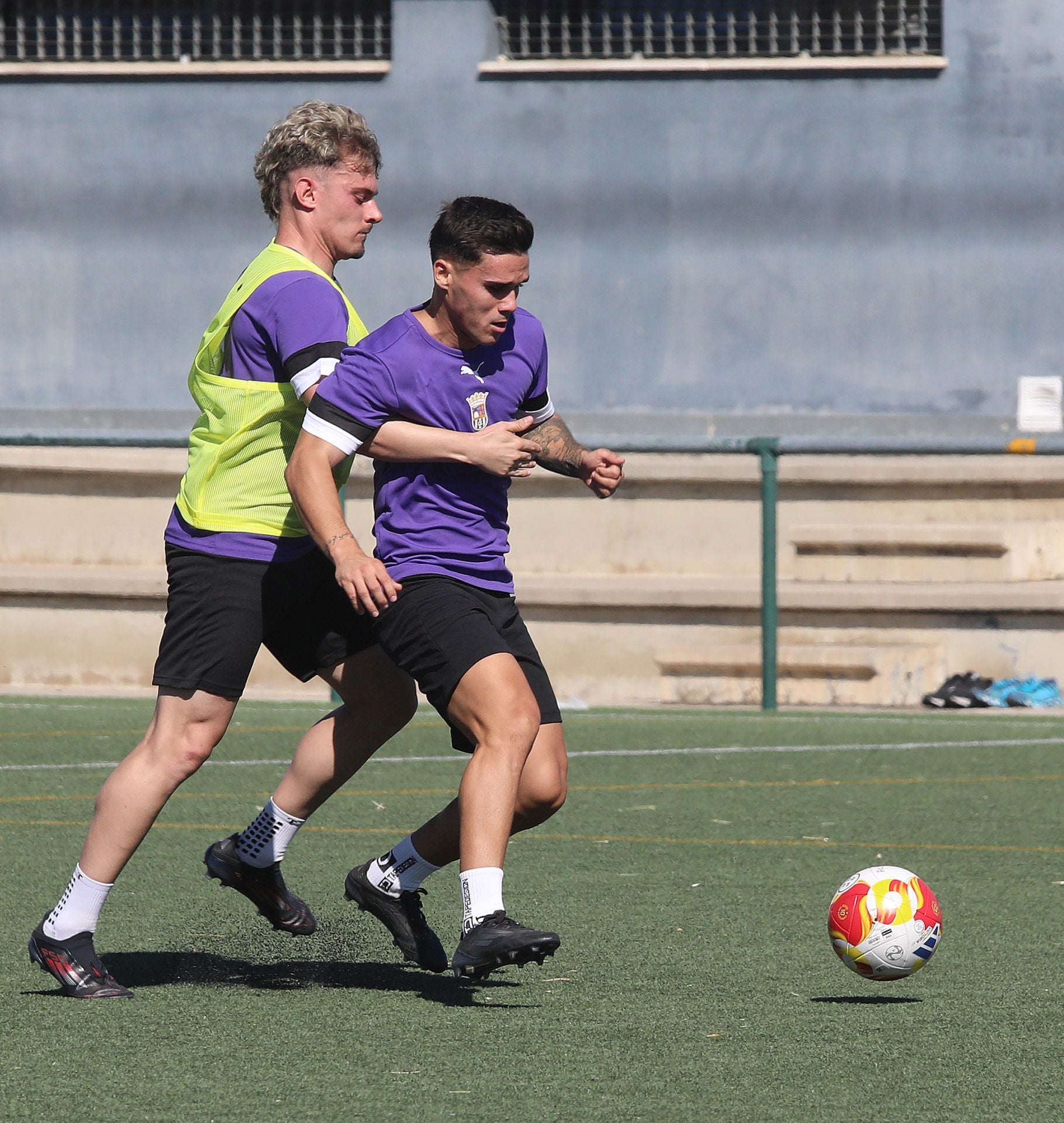 Ya rueda el balón en la pretemporada del Palencia CF