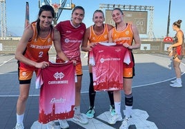 Las integrantes del 3G Valladolid 3x3.