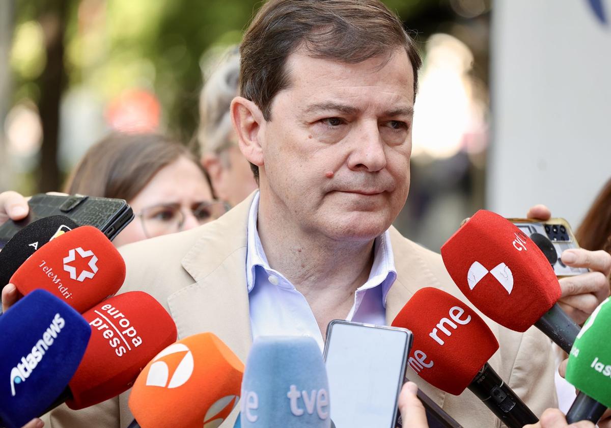 El presidente del PP de Castilla y León, Alfonso Fernández Mañueco.