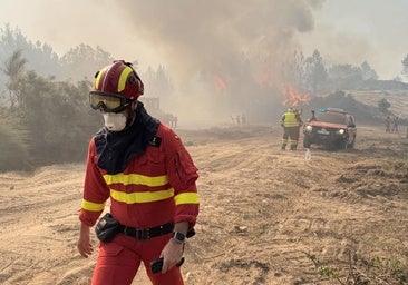 El incendio forestal de Mombeltrán ya ha calcinado más de 500 hectáreas