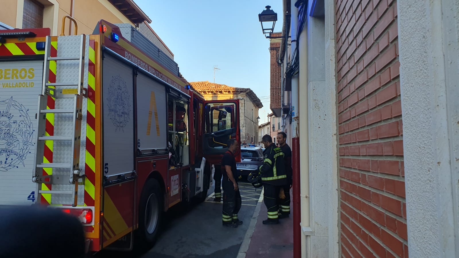 Las imágenes del incendio en Cigales