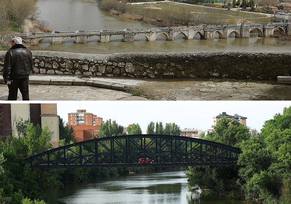 El puente de Simancas y el Colgante de Valladolid, incluidos en el libro 'De puentes por España', de Carlos Polimón.