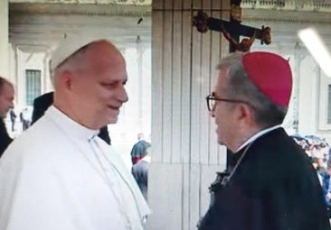 Argüello traslada al Papa León XIV «la comunión y disponibilidad» de la Archidiócesis de Valladolid