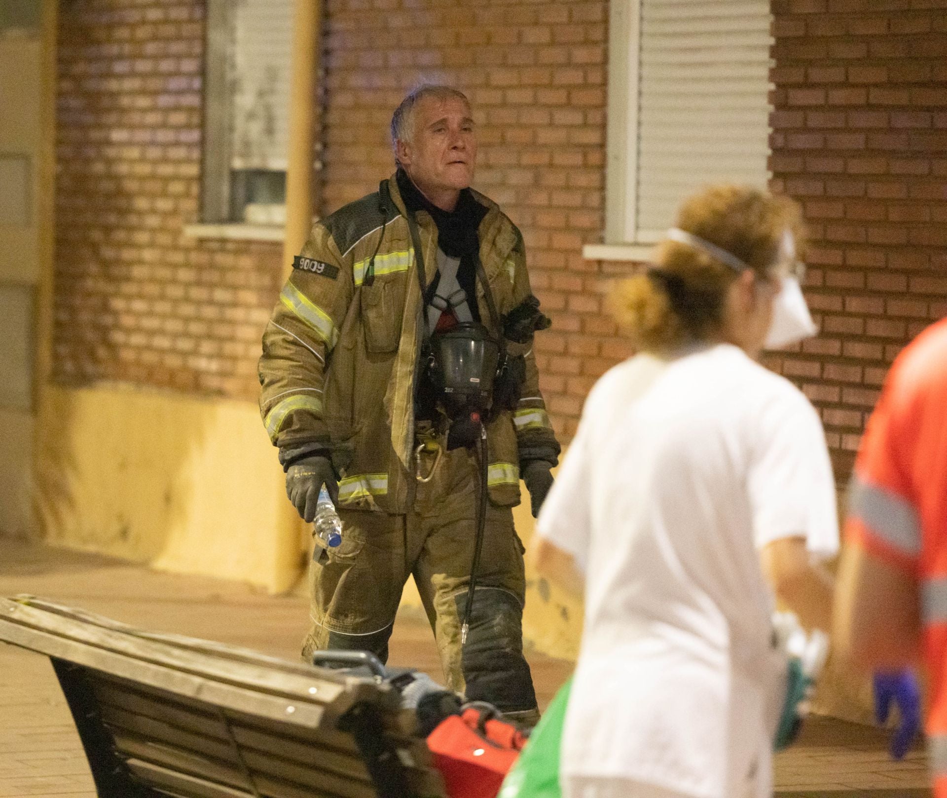 Las primeras imágenes de la noche de la explosión.