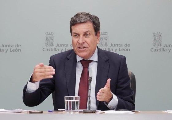 Carlos Fernández Carriedo, en rueda de prensa posterior al Consejo de Gobierno.