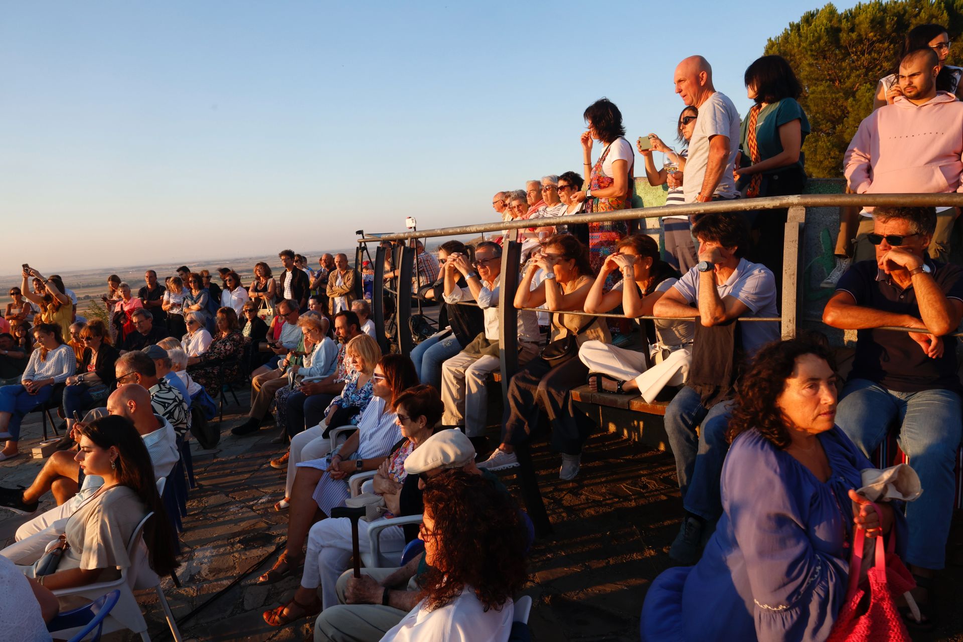 Puesta de sol musical desde Autilla del Pino