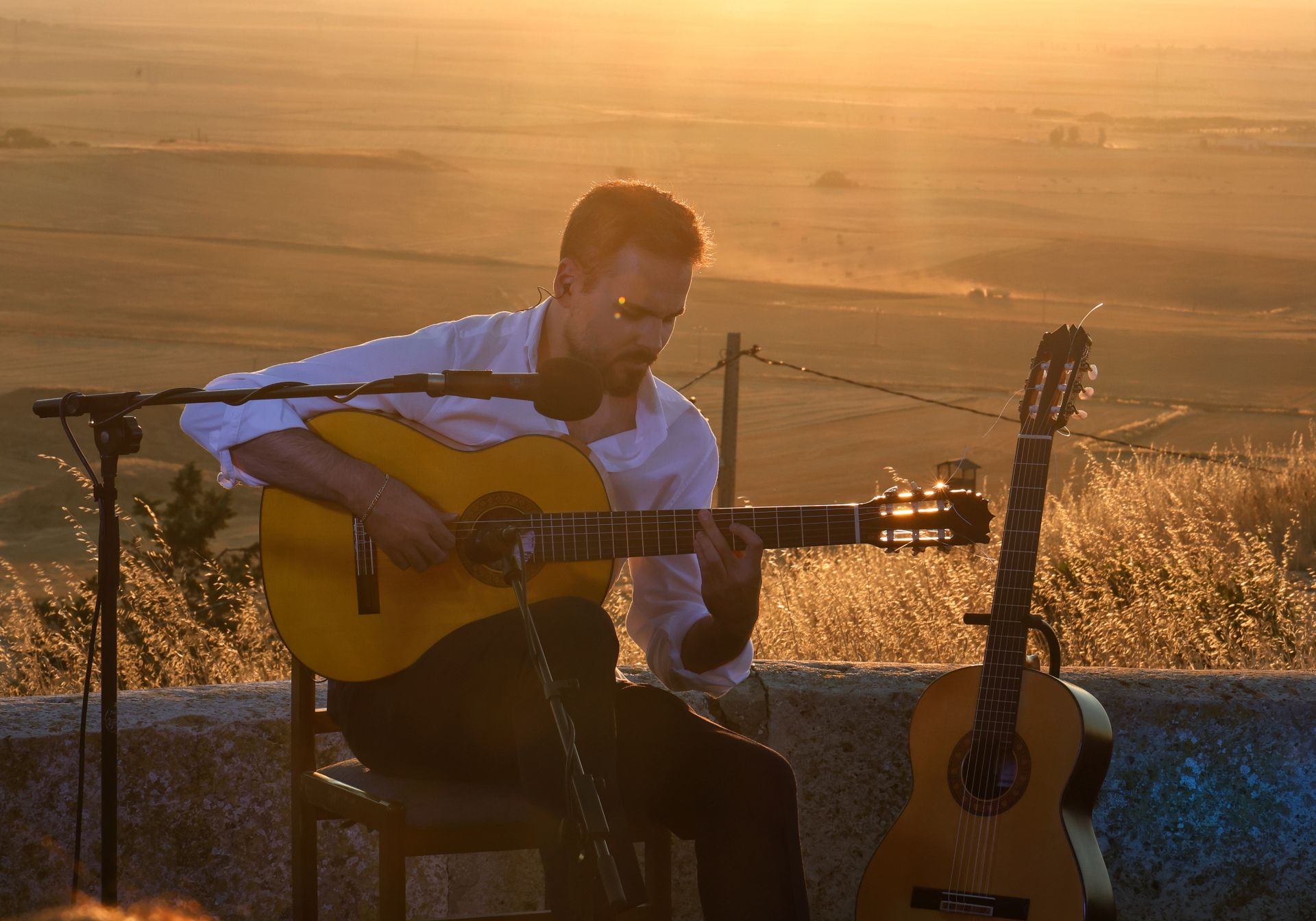 Puesta de sol musical desde Autilla del Pino