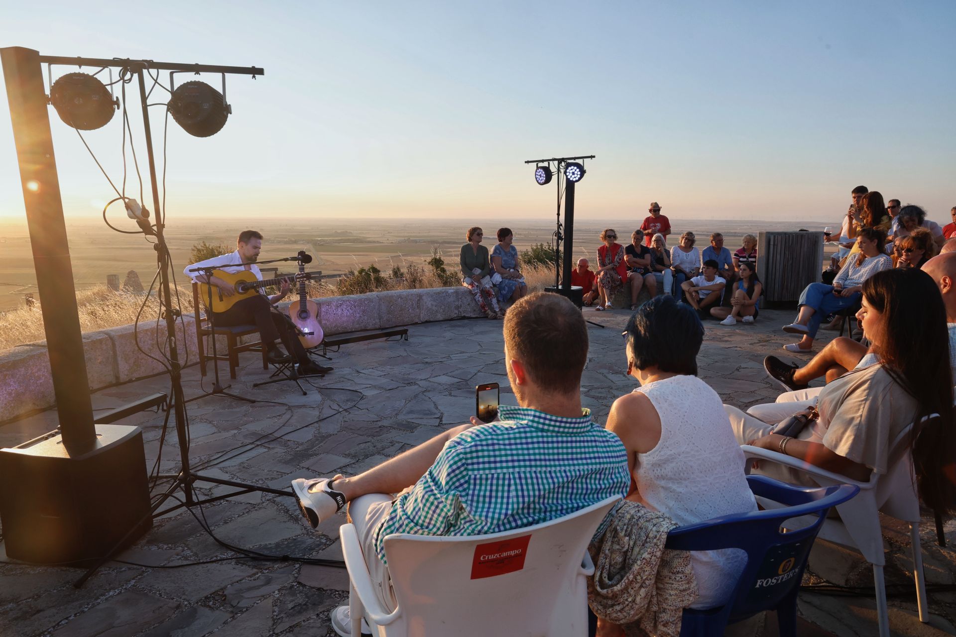 Puesta de sol musical desde Autilla del Pino