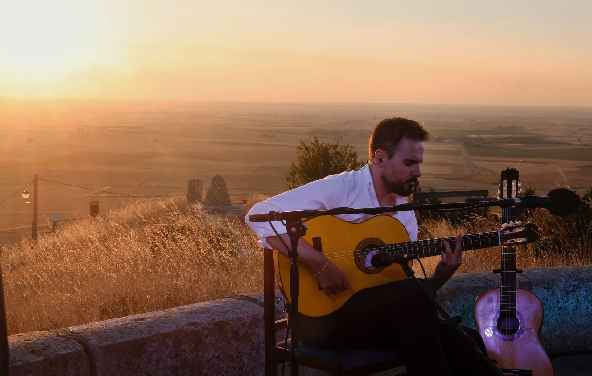 Puesta de sol musical desde Autilla del Pino