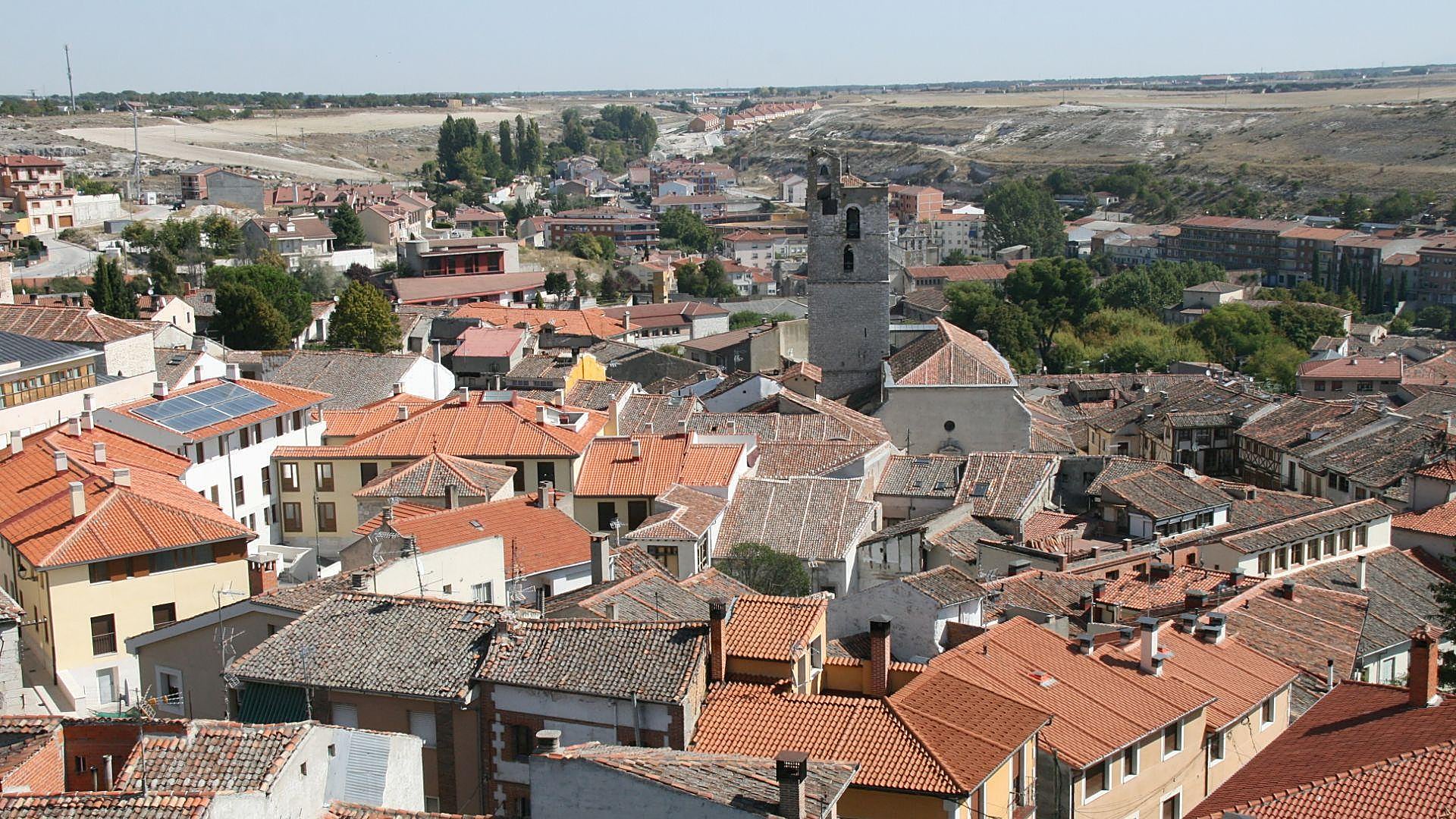 Vista general de Cuéllar.