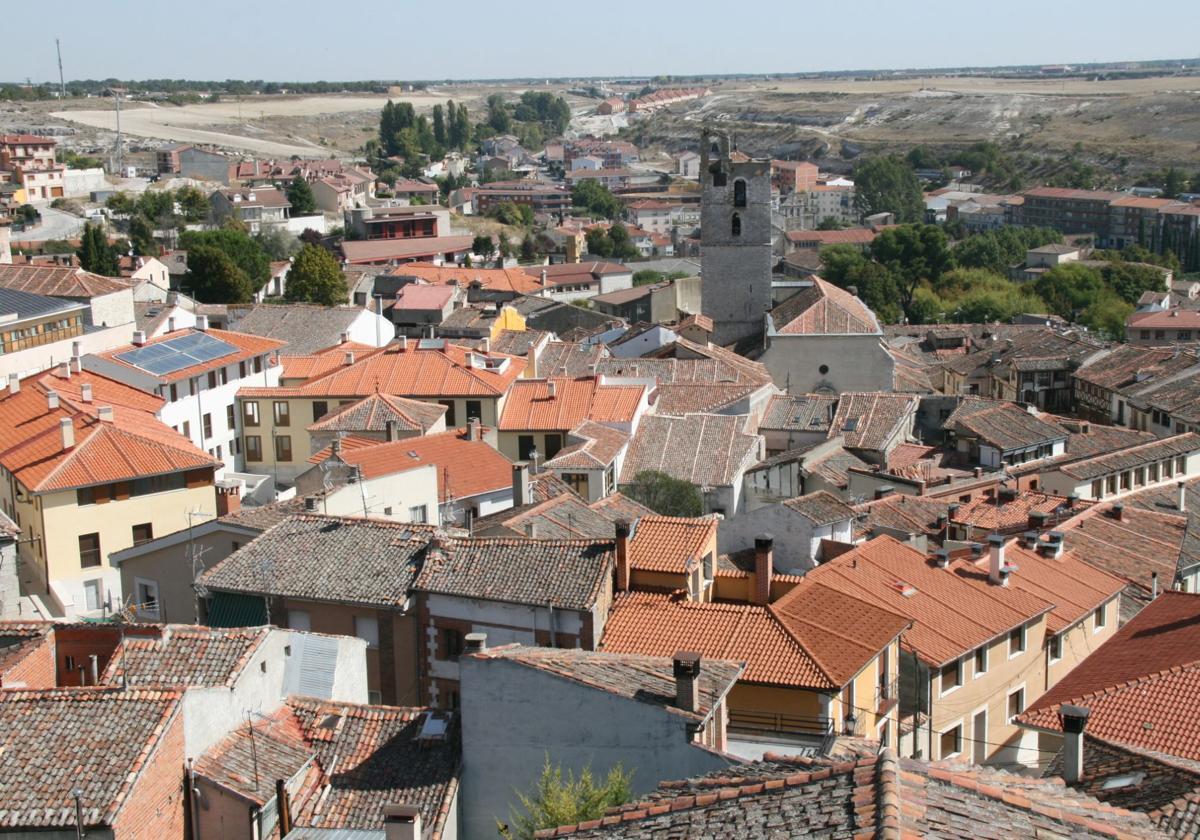 Vista general de Cuéllar.