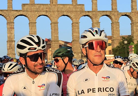 Alberto Contador y Pedro Delgado, en la edición del 2024.