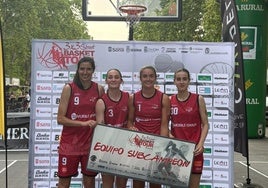 El 3G Valladolid 3x3 subcampeón en el Street Basket Tour de Valladolid.