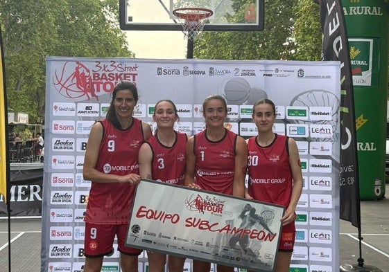 El 3G Valladolid 3x3 subcampeón en el Street Basket Tour de Valladolid.