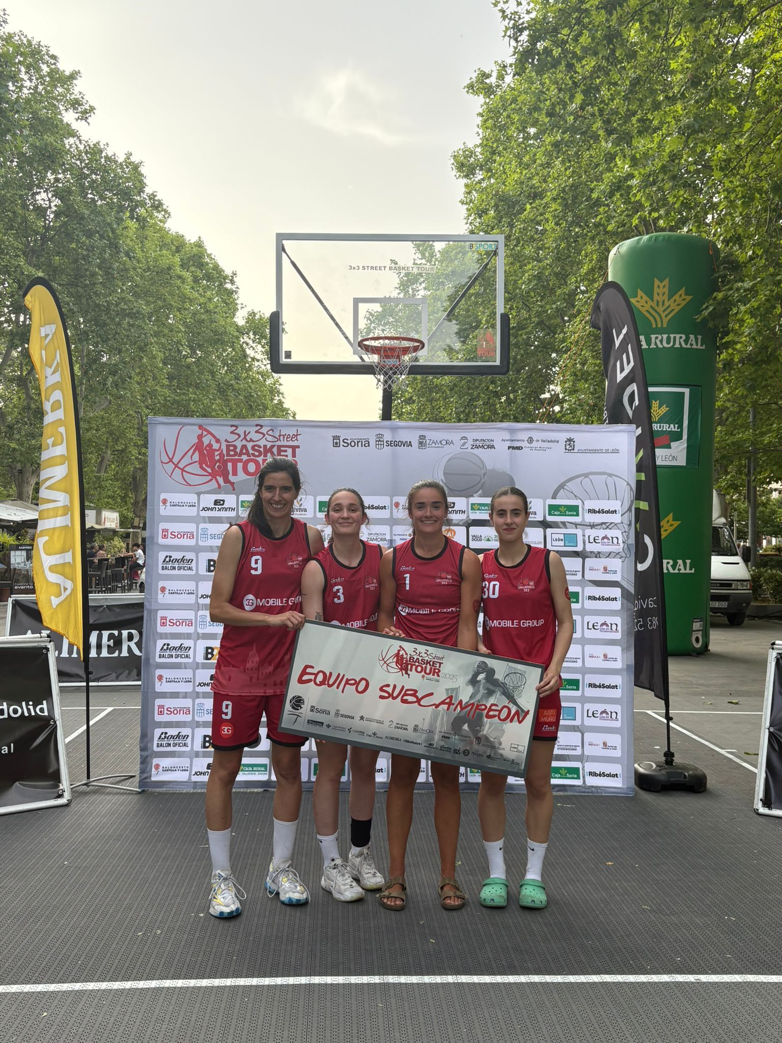 El 3G Valladolid 3x3 subcampeón en el Street Basket Tour de Valladolid.