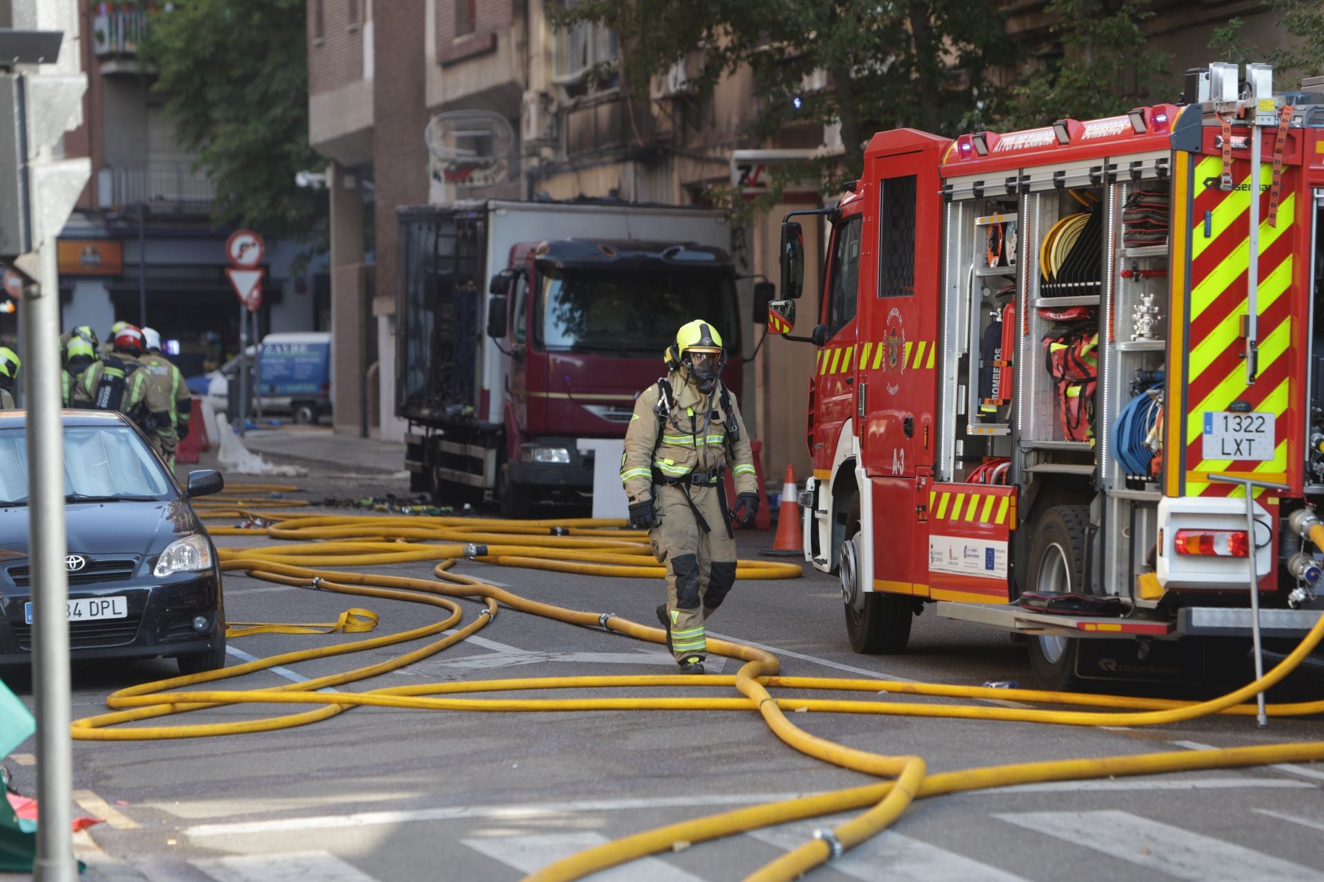 Explosión de una tubería de gas en Zamora