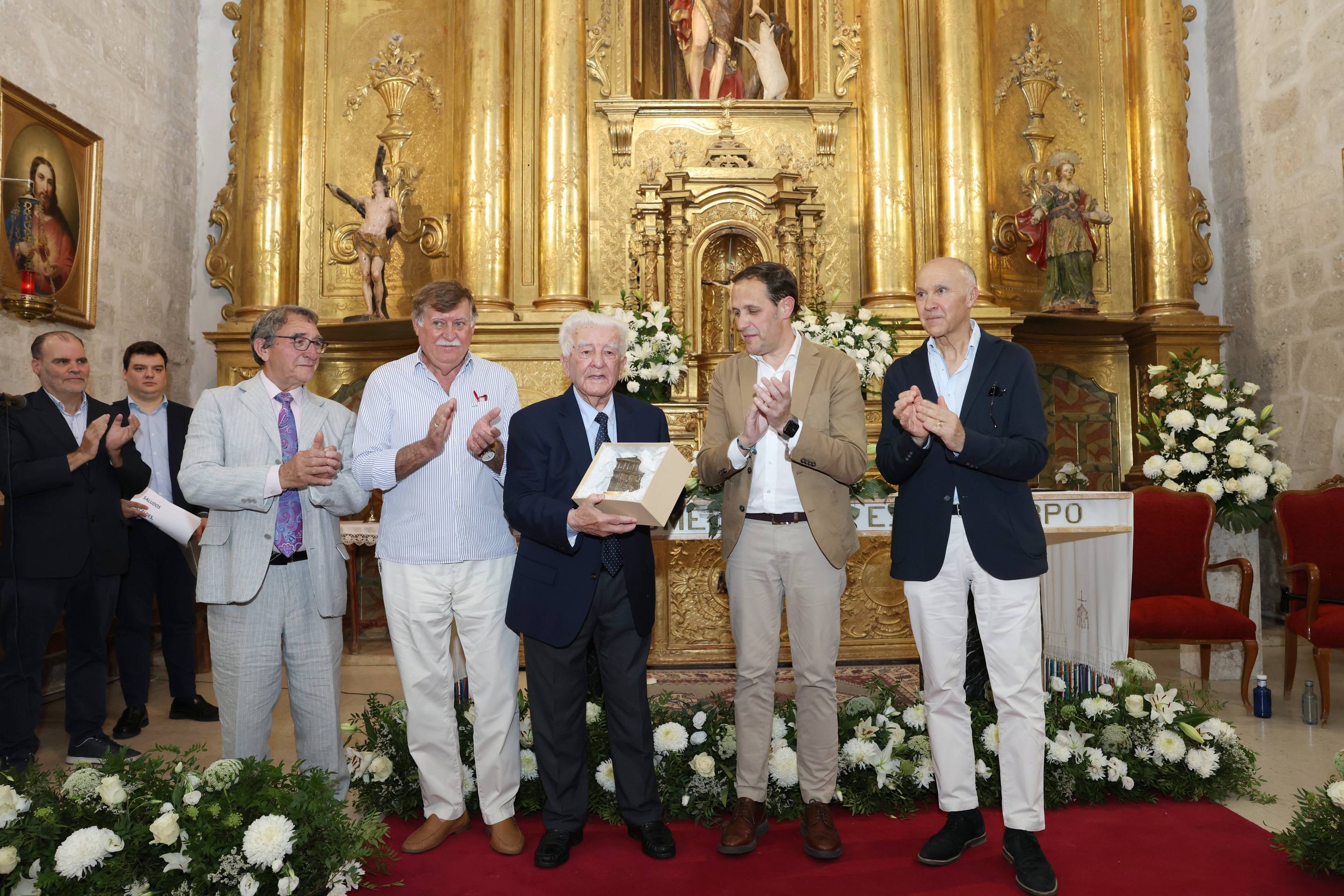 Las imágenes del homenaje a Félix Calvo Casasola, el eterno alcalde de Villalar